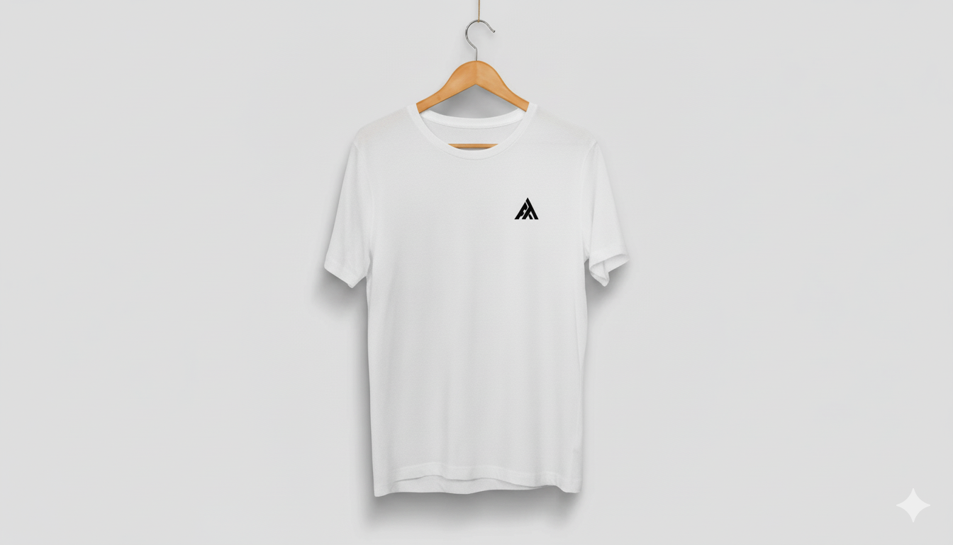 Black Regular Fit Plain Tshirts