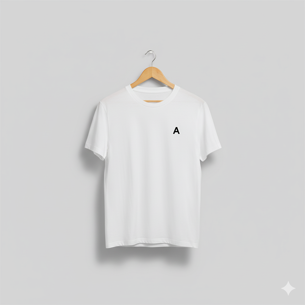 Black Regular Fit Plain Tshirts