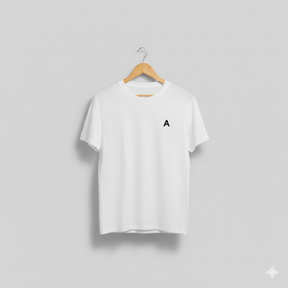 Black Regular Fit Plain Tshirts